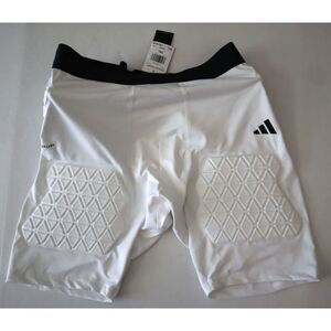 Adidas IM3608 Men's Sz 3XL White Aeroready Padded Football Shorts